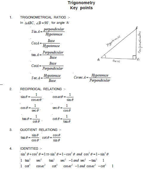 Cbse Class 10 Maths Hots Trigonometry